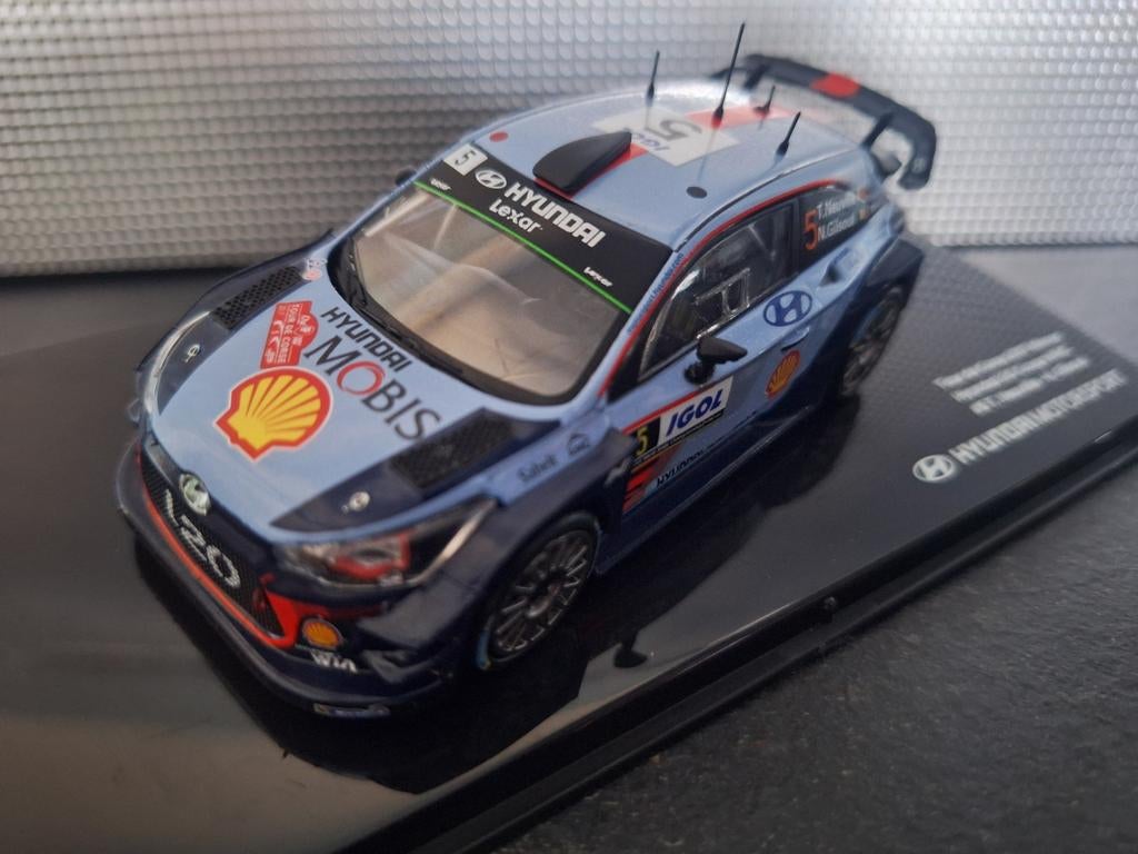 Koopje! Hyundai i20 Coupe WRC8 #5 IXO Schaal 1:43, Overige merken, IXO, IXO, Nieuw