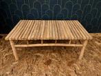 NIEUW - Bamboe Salontafel / bijzettafel / tuintafel, Huis en Inrichting, Tafels | Salontafels, Ophalen, 100 tot 150 cm, Nieuw
