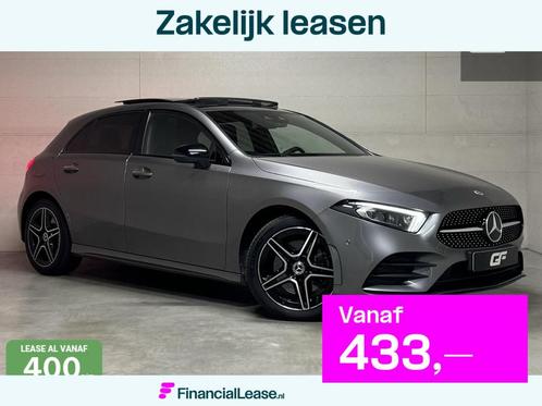Mercedes A-klasse 180 AMG Pano Night pakket Widescreen NAP, Auto's, Mercedes-Benz, Bedrijf, Lease, Financial lease, A-Klasse, ABS