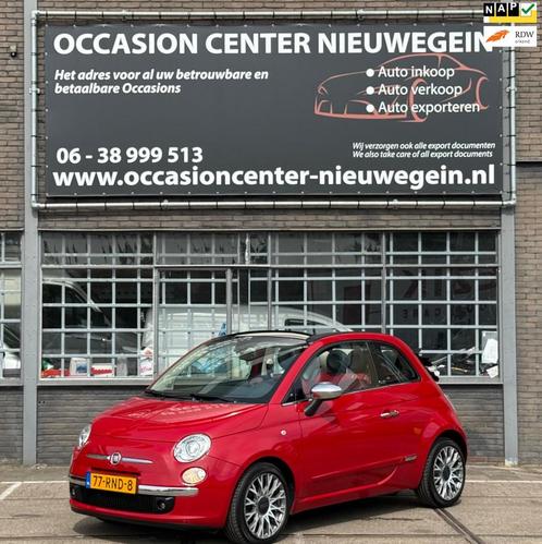 Fiat 500 C 0.9 TwinAir Lounge 2011 Cabrio AUTOMAAT/ECC/LEER!, Auto's, Fiat, Bedrijf, Te koop, 500C, ABS, Airbags, Airconditioning
