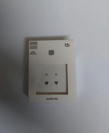 Mooie nieuwe zilveren oorbellen (advr 246) beschikbaar voor biedingen