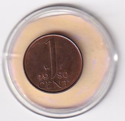1 Cent 1980 Prachtig met Diverse Muntkleuren, Verzenden, Koningin Juliana, 1 cent, Losse munt
