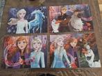 Leuke puzzel van frozen 2, 4 in 1, Ophalen of Verzenden, 10 tot 50 stukjes, Zo goed als nieuw, 4 tot 6 jaar