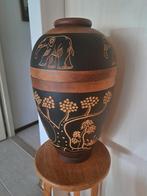 Mooie houten vaas binnen ring kleine beschadiging, Huis en Inrichting, Woonaccessoires | Paraplubakken, Ophalen of Verzenden, Hout