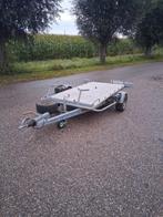 Motoraanhanger voor 2 motoren te huur, Auto diversen, Aanhangers en Bagagewagens, Ophalen, Gebruikt