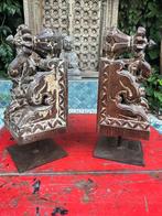 India oude console voet Indiase ornament houtsnijwerk 38 cm, Verburgt Vintage, Nieuw, Ophalen of Verzenden, https://verburgtvintage.nl/#contact