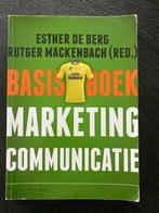 Basisboek Marketingcommunicatie, Boeken, Ophalen of Verzenden, Zo goed als nieuw, Economie en Marketing