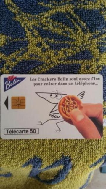 telefoonkaart 50 france telecom uit 1994/1995 les crackers beschikbaar voor biedingen
