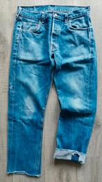 Levis Vintage Clothing 501XX cropped 30, Blauw, Overige jeansmaten, Ophalen of Verzenden, Gedragen