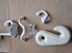 4 oude HAKEN emaille/porselein, Ophalen of Verzenden
