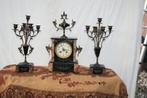 Marmeren klok stel, Antiek en Kunst, Antiek | Klokken, Ophalen of Verzenden