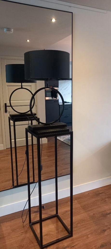 Colmore Lampenkap Chintz Rond Zwart 35x35x19.5 cm, Huis en Inrichting, Lampen | Lampenkappen, Nieuw, Minder dan 25 cm, Rond, Zwart