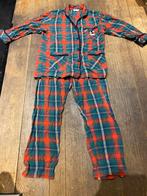Disney Flanel Pyjama Rood Groen Ruiten, Ophalen of Verzenden