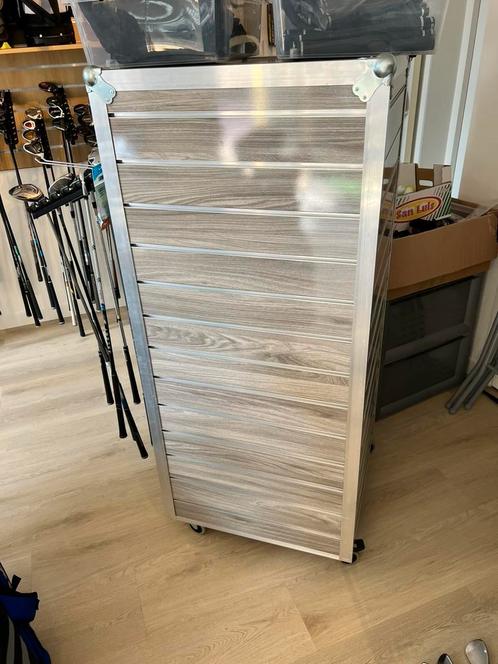 Slatwall Kast MOET WEG, Huis en Inrichting, Kasten | Stellingkasten, Nieuw, Ophalen