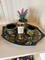 Gouds Plateel Arnhem 5-delig, Antiek en Kunst, Antiek | Keramiek en Aardewerk, Ophalen