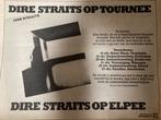 Paginagrote A4 advertentie DIRE STRAITS tour 1978, Ophalen of Verzenden