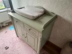 Vintage Groene commode met opstaande rand, 50 tot 70 cm, Ophalen of Verzenden, Zo goed als nieuw, 75 tot 100 cm