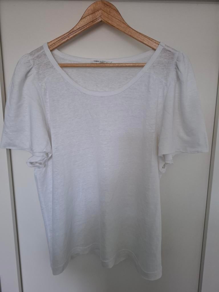 Ruby Tuesday linnen shirt mt 3, Maat 38/40 (M), Ruby Tuesday, Wit, Ophalen of Verzenden