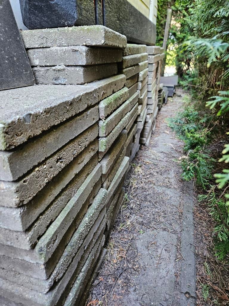 Gratis stoeptegels 30x30 af te halen, Tuin en Terras, Ophalen, Gebruikt, Beton, Terrastegels