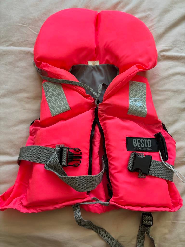 Besto roze zwemvest voor kind (20-30 kg), Ophalen of Verzenden, Zo goed als nieuw, Kind, Reddingsvest of Zwemvest