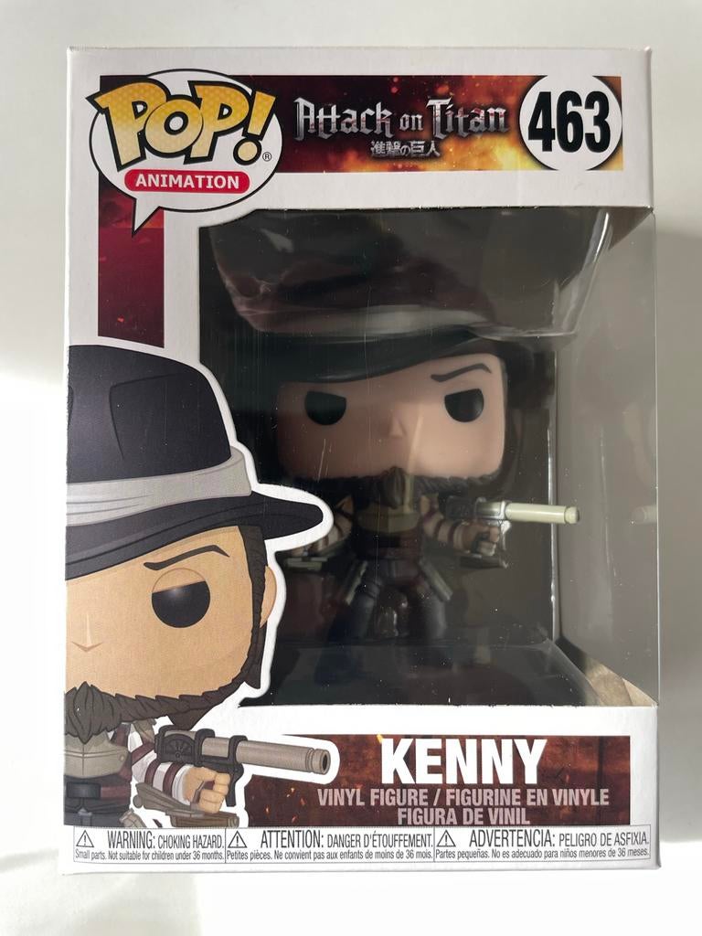 Funko Pop! Attack on Titan Kenny  #463, Verzamelen, Poppetjes en Figuurtjes, Ophalen of Verzenden, Zo goed als nieuw