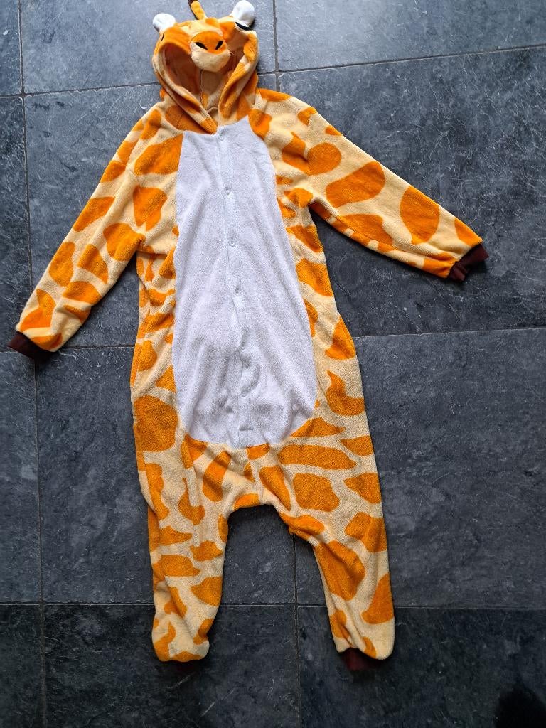 Onesie Wansie Giraf S, Kinderen en Baby's, Carnavalskleding en Verkleedspullen, Ophalen of Verzenden, Gebruikt, 170 of groter