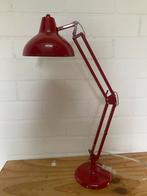 Rode bureaulamp - Verstelbaar en stijlvol, Ophalen of Verzenden, Gebruikt, Metaal, 50 tot 75 cm