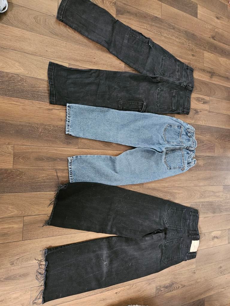 3x spijkerbroeken maat 128 (Hema, denim, zwart), Kinderen en Baby's, Kinderkleding | Maat 128, Ophalen of Verzenden, Jongen, Broek