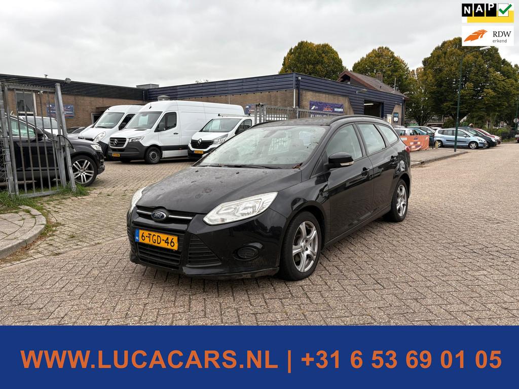 Ford Focus Wagon 1.6 TDCI ECOnetic Lease Titanium, Euro 5, Gebruikt, 4 cilinders, Zwart