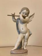 Lladro Figurine Angel With Flute, Antiek en Kunst, Ophalen