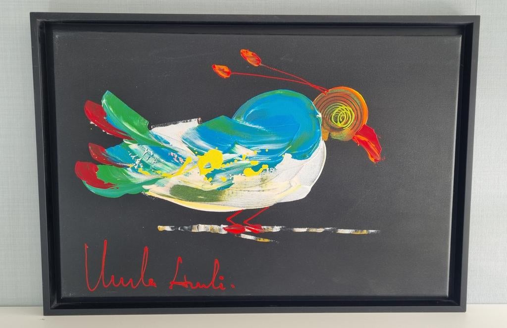 Schilderij Animals in Freedom, Ursula Aubri, Antiek en Kunst, Ophalen of Verzenden