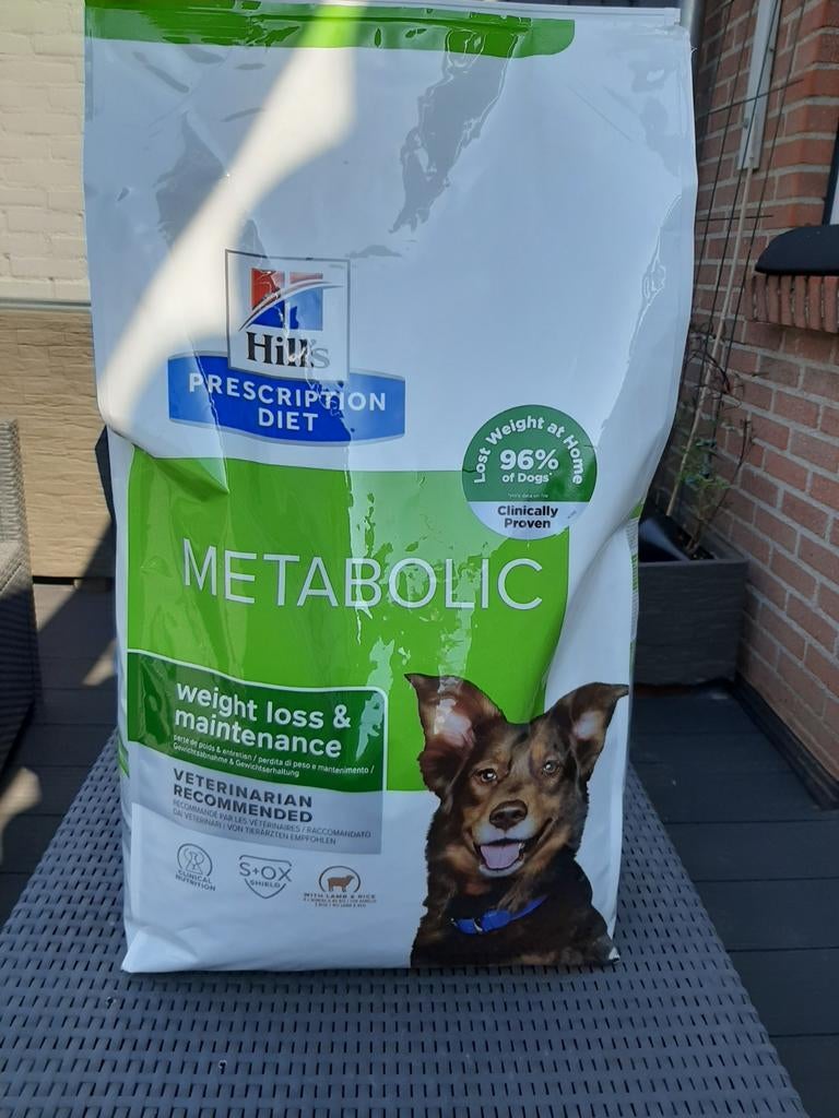 HILLS Prescription Diet ( LAM EN RIJST) Metaboli, Ophalen