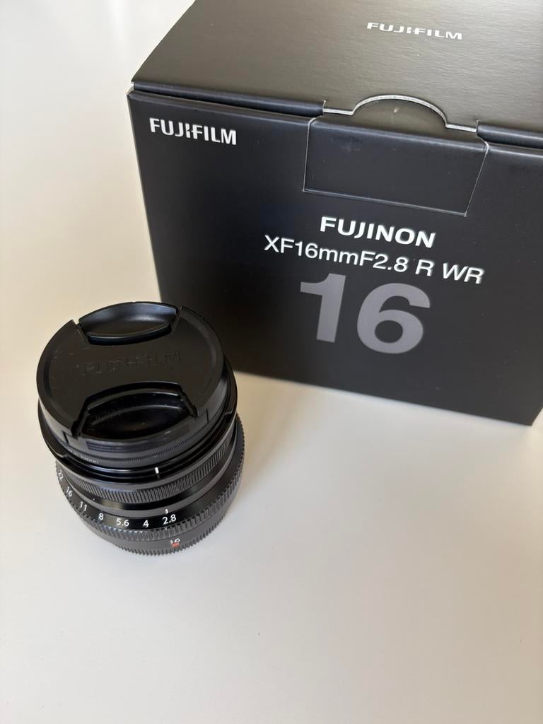 Fujinon XF 16mm f/2.8 R WR, Audio, Tv en Foto, Fotografie | Lenzen en Objectieven, Ophalen of Verzenden, Zo goed als nieuw, Groothoeklens