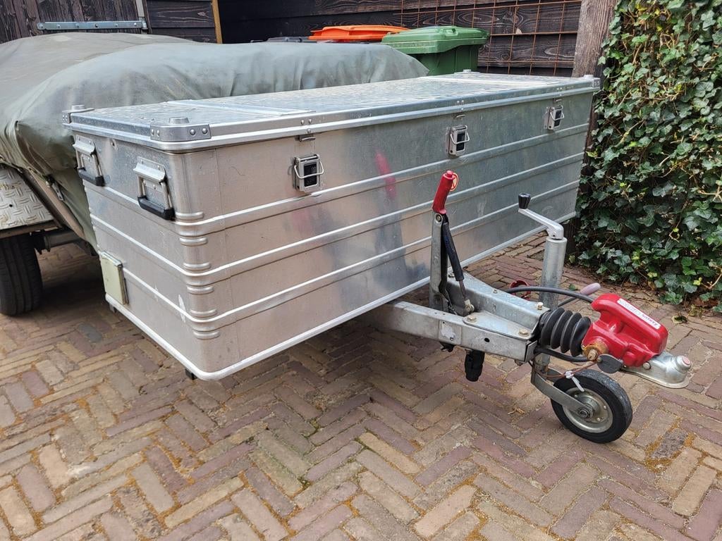 Zarges aluminium disselbak met koelkast Holtkamper, Caravans en Kamperen, Ophalen