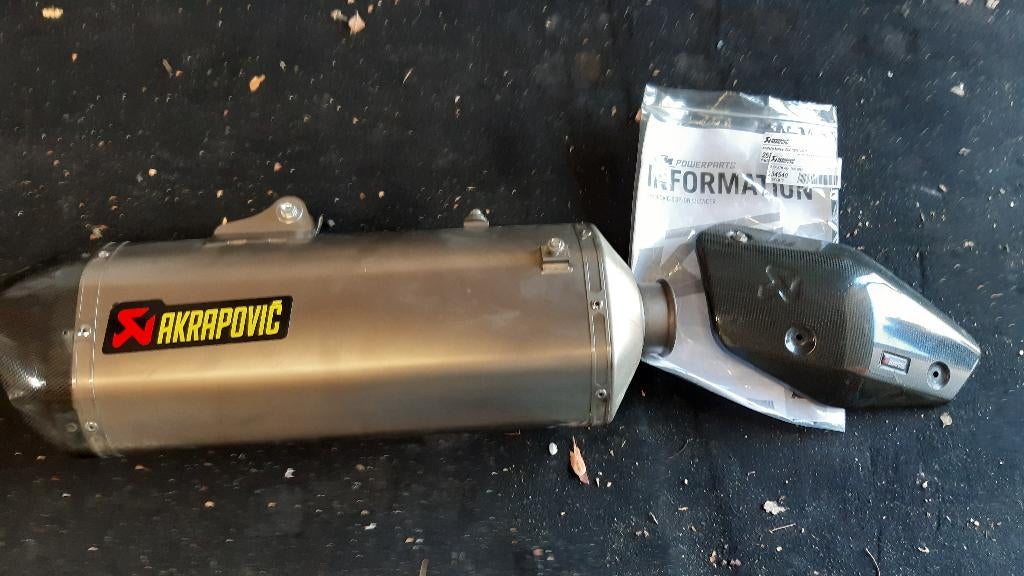 Akrapovic KTM SUPER adventure S/R 1290 uitlaat, Ophalen, Gebruikt