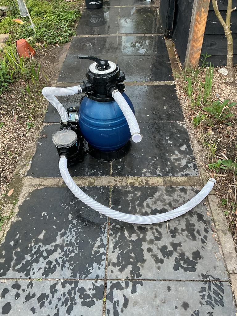 Zwembad zandfilter incl. pomp, Tuin en Terras, Zwembad-toebehoren, Ophalen, Zo goed als nieuw, Filter