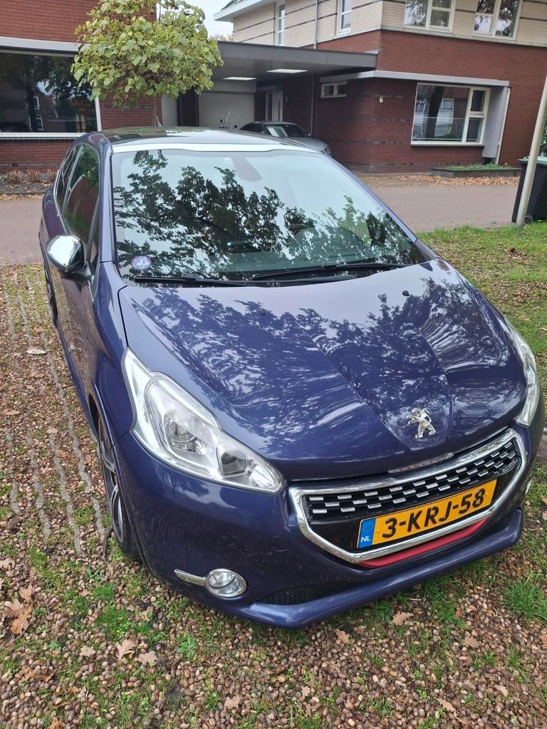 Peugeot 208 1.6 GTI 147KW 3-D 2013 Blauw, Auto's, Peugeot, Voorwielaandrijving, Blauw, 49 €/maand, Origineel Nederlands