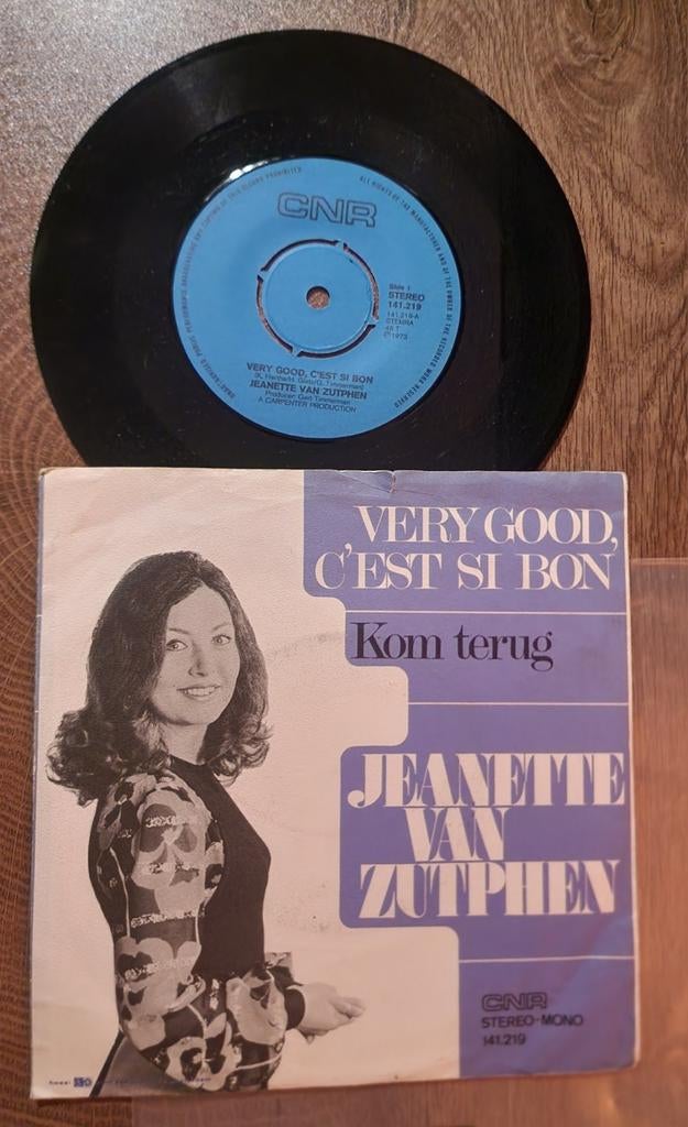 Jeanette van Zutphen - Very Good, C'est Si Bon (Single), Gebruikt, 7 inch, Single, Ophalen of Verzenden