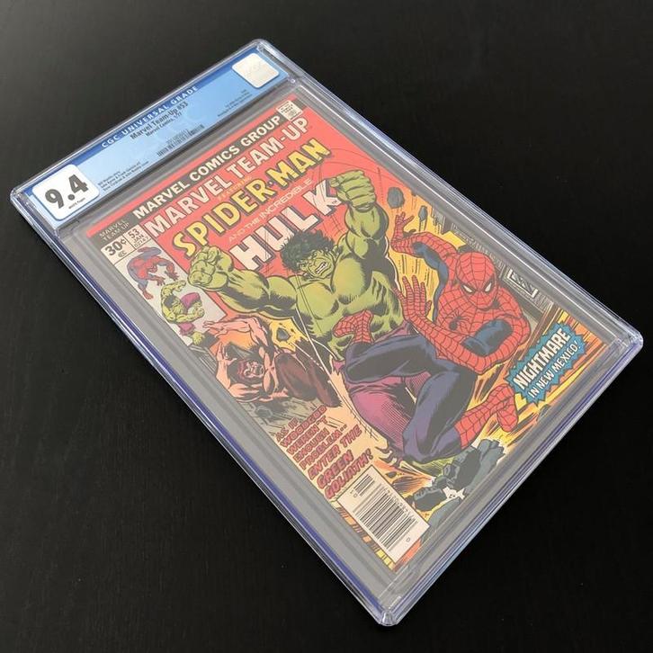 Marvel Team-Up Vol.1 #53 CGC (1977) NM (9.4), Boeken, Strips | Comics, Nieuw, Eén comic, Amerika, Ophalen of Verzenden