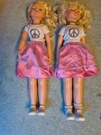 Twee grote poppen met blonde haren en roze rokjes, Ophalen, Overige typen