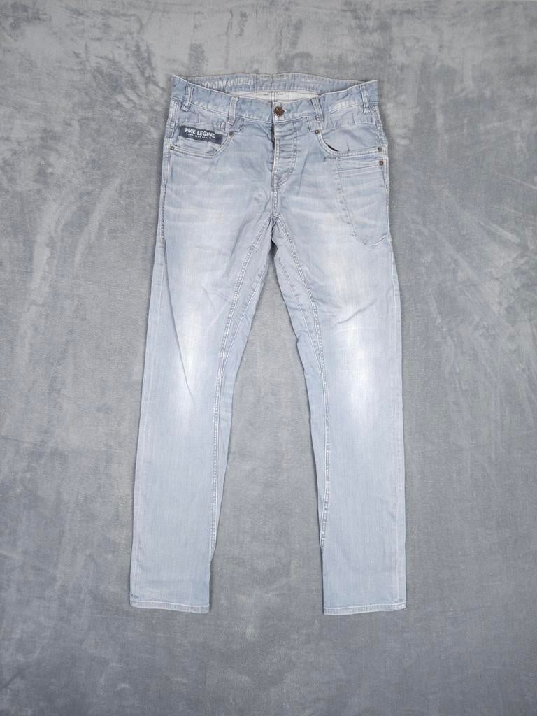 Pme Legend Broek Commander W33 L34 Straight Fit Blauw., Kleding | Heren, Blauw, ., Ophalen of Verzenden, Zo goed als nieuw