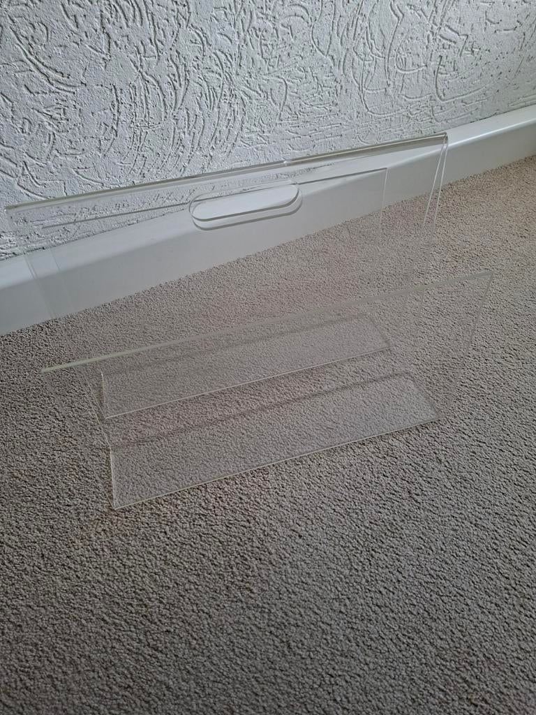 Vintage lectuurbak jaren 80 plexiglas., Doe-het-zelf en Verbouw, Plinten en Afwerking, Ophalen, Overige materialen, Gebruikt, Overige typen