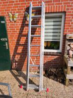 Hymer - 3 delige aluminium ladder, Ophalen, Gebruikt, Ladder, Opvouwbaar of Inschuifbaar