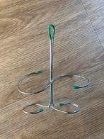 Vintage metalen flessenhouder, Ophalen of Verzenden, Gebruikt