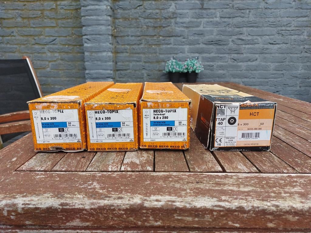 Schroeven te koop., Ophalen of Verzenden, Nieuw, Minder dan 50 mm, Schroeven