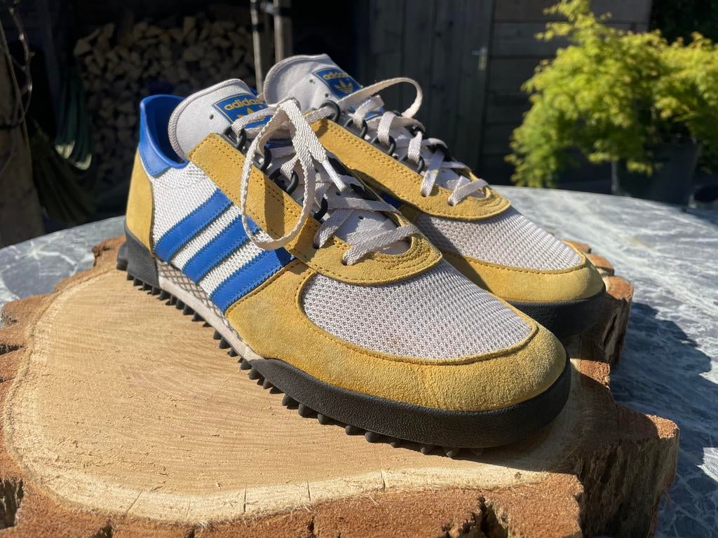 Adidas Marathon TR Sneakers - Geel/Blauw  AZOV Edition, Blauw, Ophalen of Verzenden, Sneakers of Gympen, Gedragen