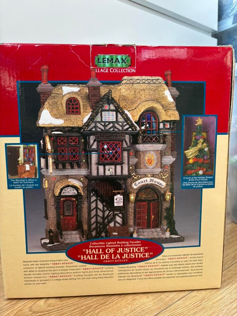 Lemax hall of justice facade, Diversen, Kerst, Ophalen, Zo goed als nieuw