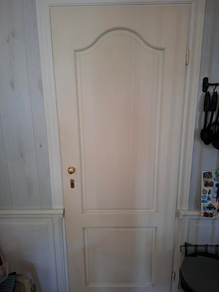 Opdekdeur Massief 201.5 x 73, Doe-het-zelf en Verbouw, Deuren en Horren, Ophalen of Verzenden, Minder dan 80 cm, Binnendeur, 200 tot 215 cm