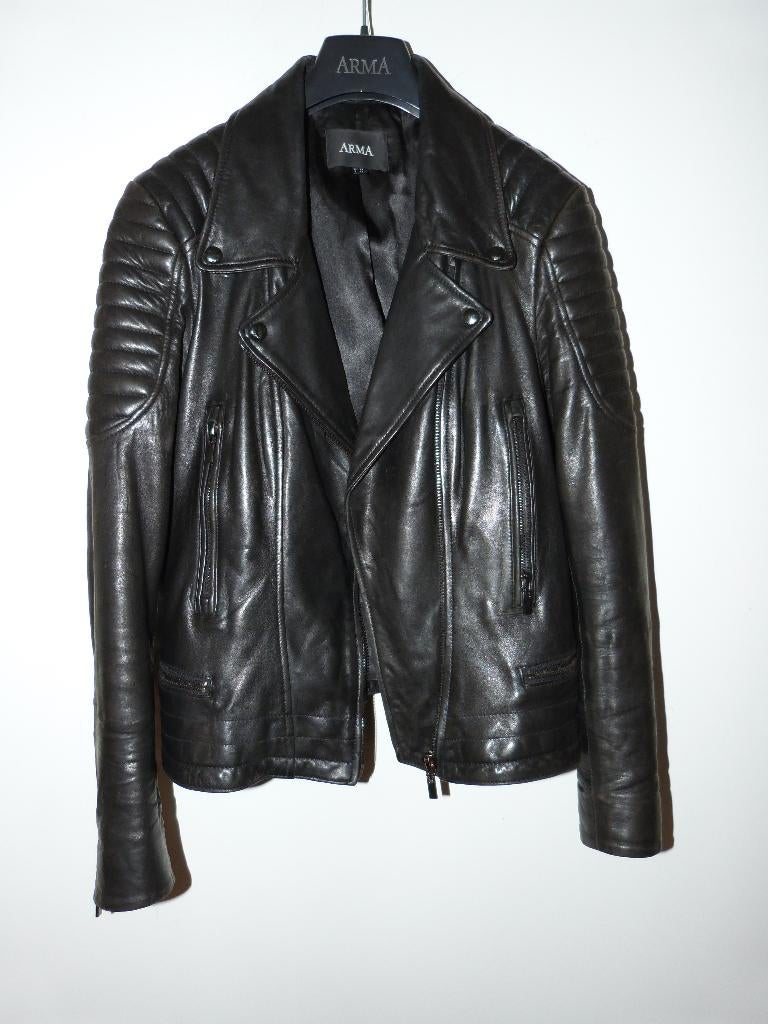 Arma biker jack, maat 44, Ophalen of Verzenden, Zo goed als nieuw, Maat 42/44 (L), Zwart
