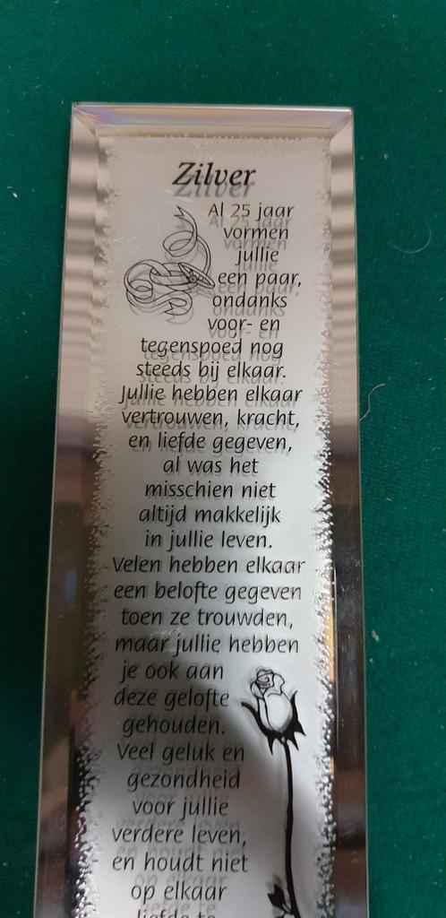 spreuktegel van glas, Ophalen of Verzenden, 'T Olde Gre-j, Info@toldegrej.nl, Endepoelstraat 20f Didam
